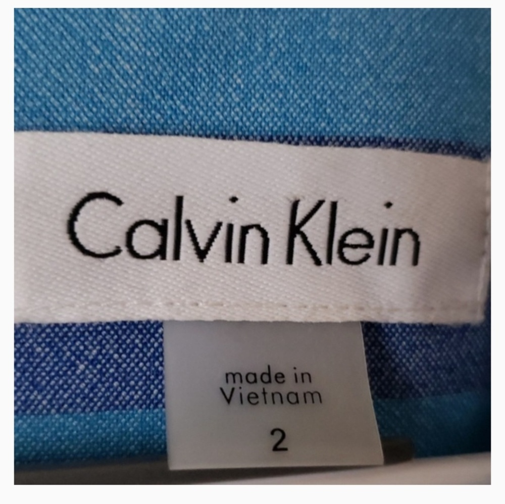🎉🎉HP🎉🎉 Calvin Klein Sheath Striped Dress - Picture 6 of 6